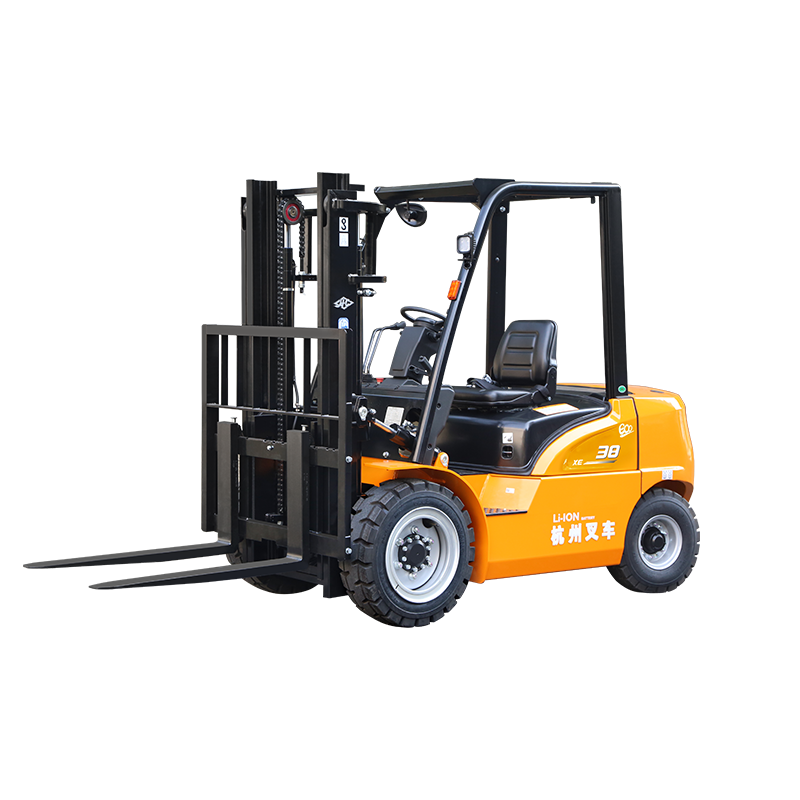 XE Sraith 2 Tons Leictreach Ceallraí Litiam Forklift Leictreach
